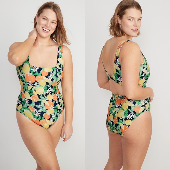 Old Navy Other - Old Navy Twist-Back Cutout One-Piece Swimsuit Large‎ NWT